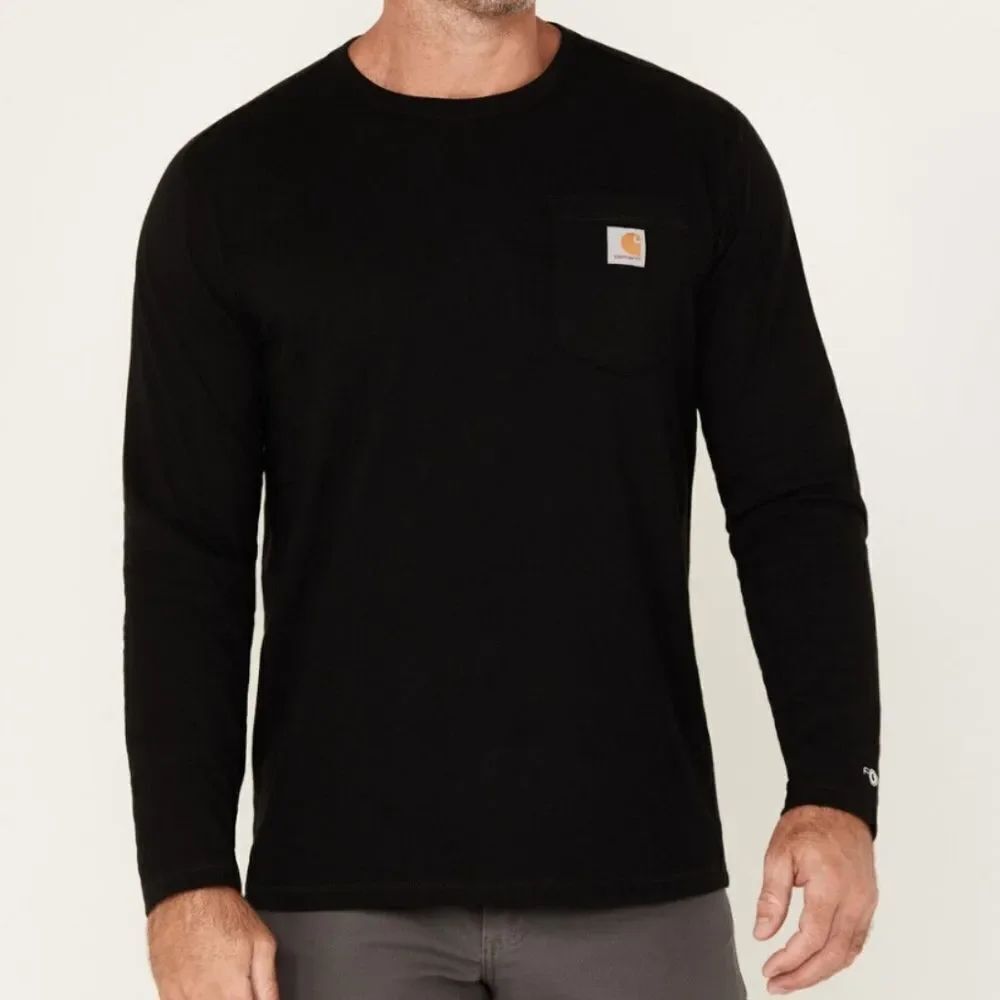 Carhartt Black Relaxed Fit French TERRY Sweatshirt XL